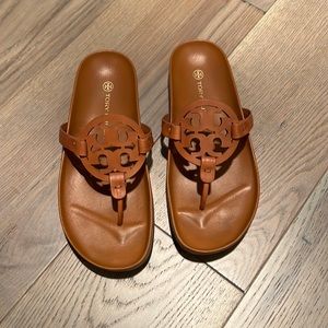 Worn once! Tory Burch cloud millers